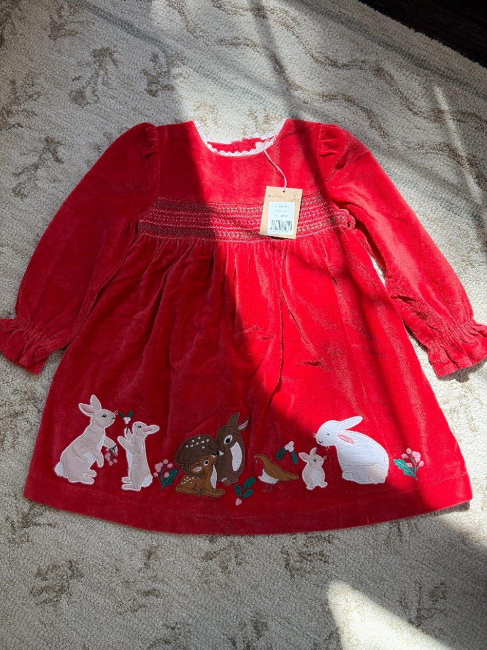 NWT Mini Boden Winter Dress, size 4/5